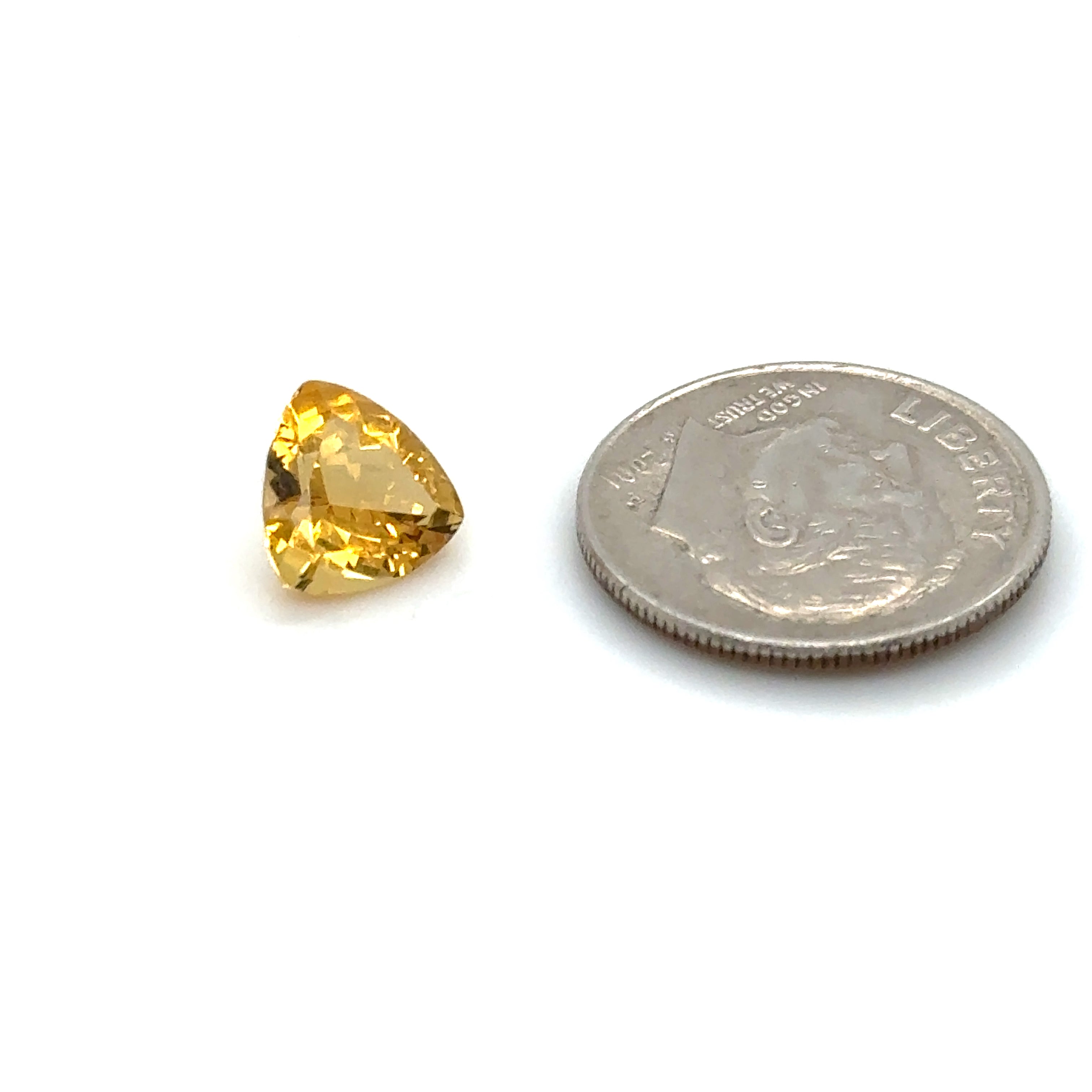 Heliodor Gemstone; Natural Untreated Madagascar Golden Beryl, 1.530cts - Mark Oliver Gems