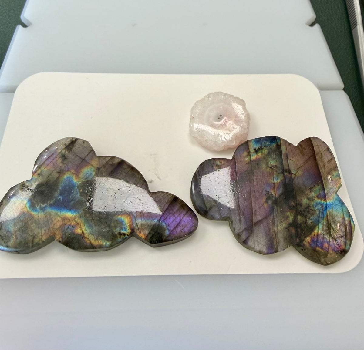 Labradorite and Solar Quartz Scene, 2002