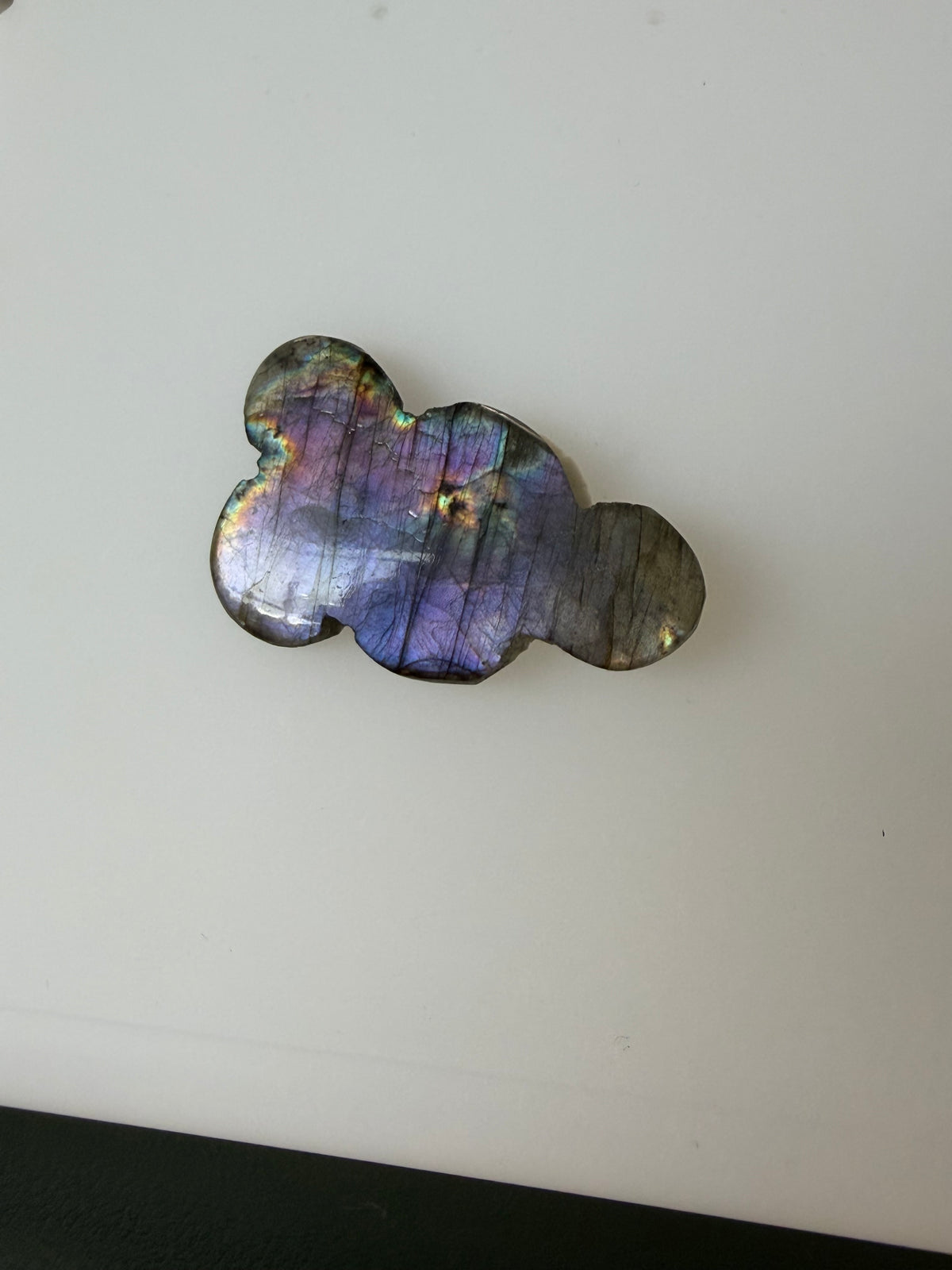 Labradorite Cabochon; Natural Untreated Madagascar Labradorite; 39.295cts