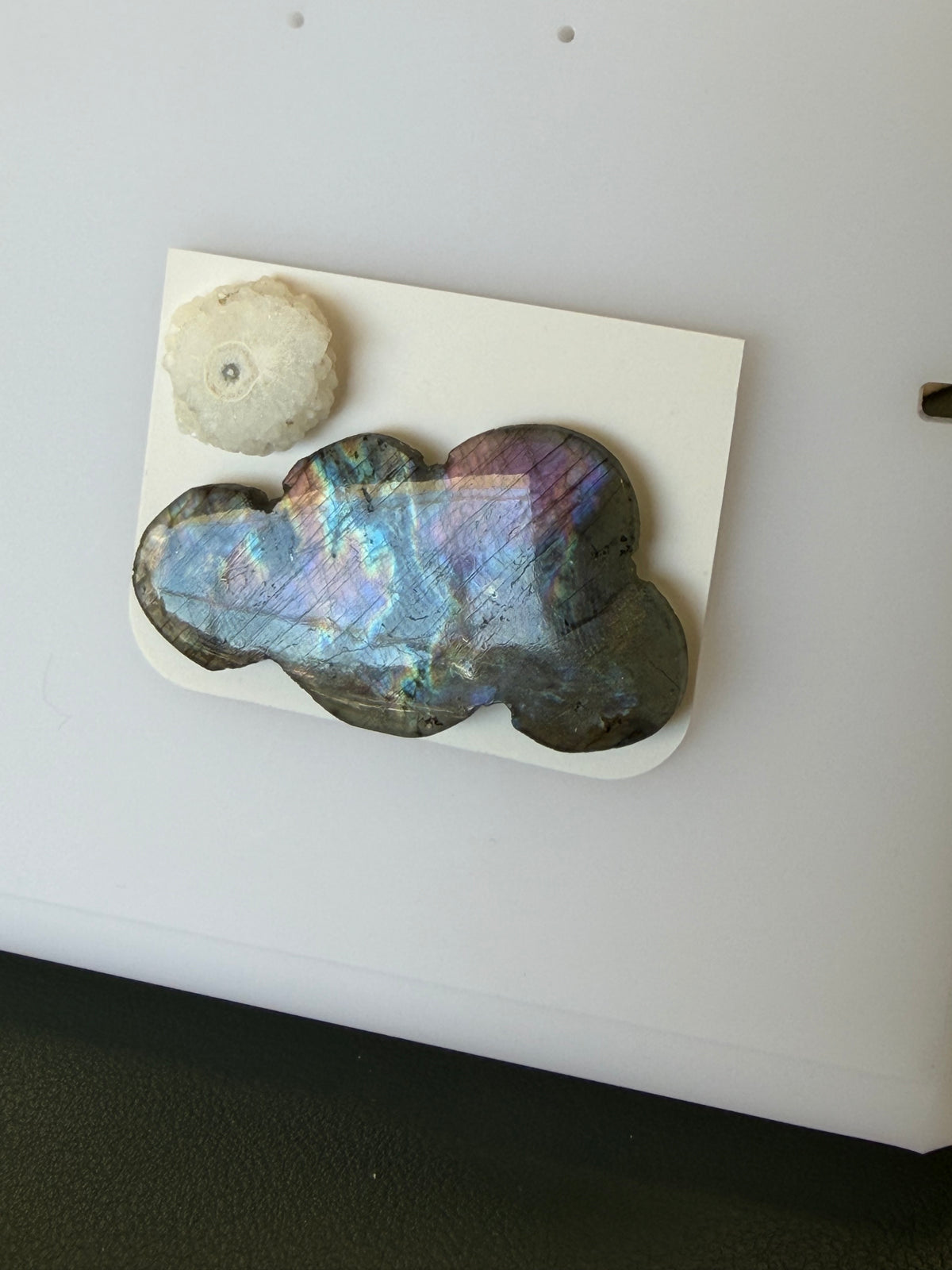 Labradorite and Solar Quartz Scene, 1002