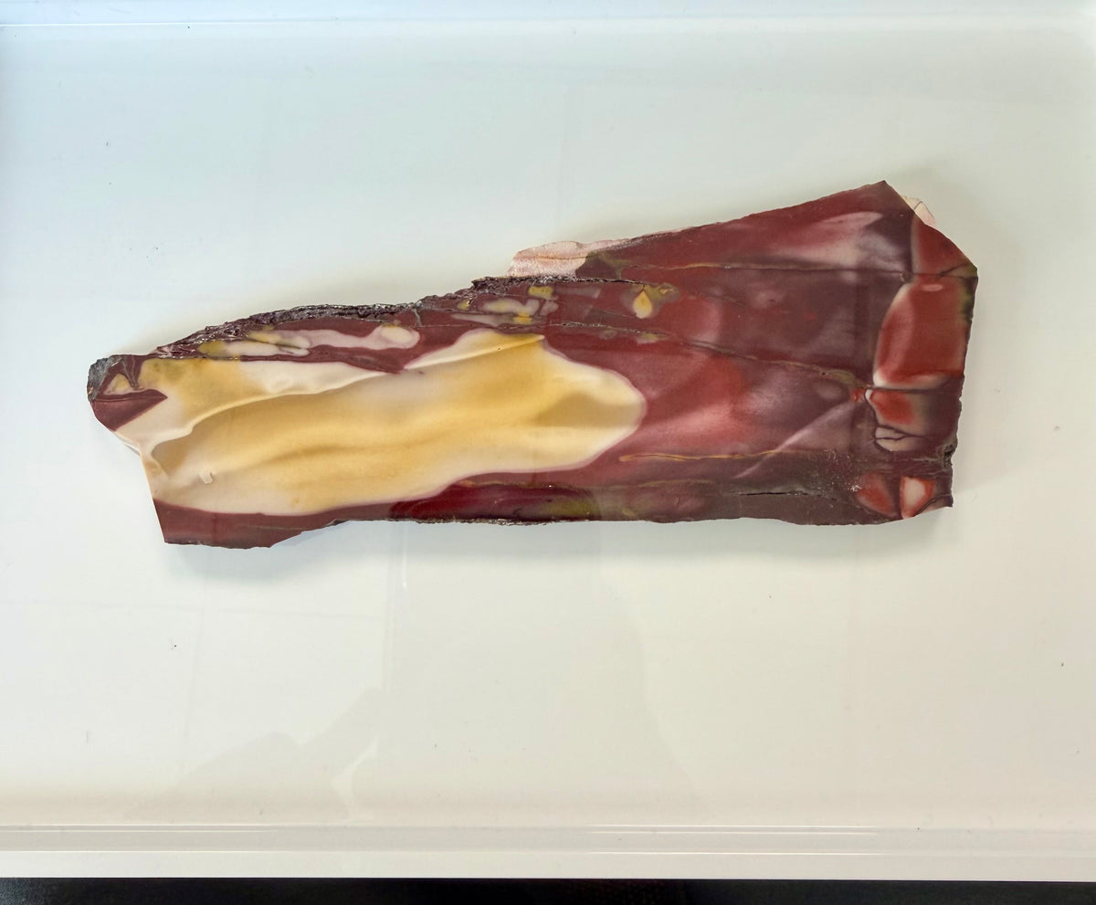 Mookaite Jasper Slab from Australia; 199.29 grams