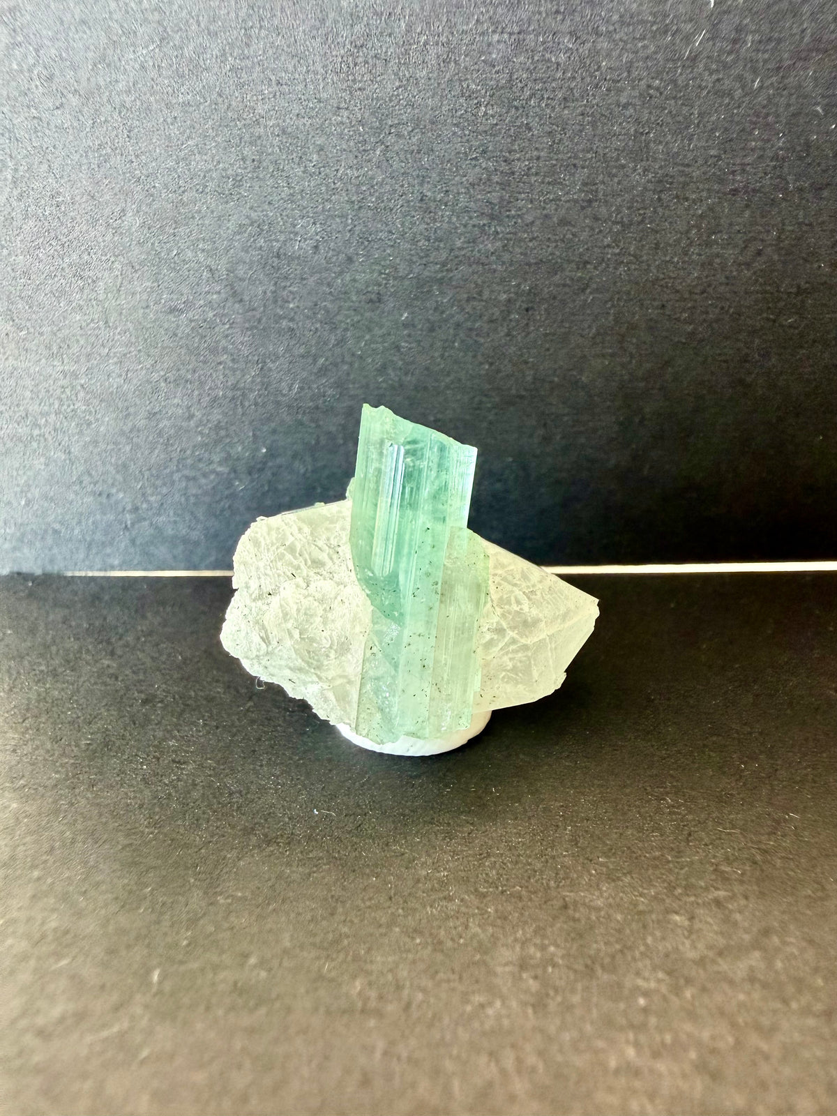 Tourmaline Quartz Crystal; Natural Untreated Afghanistan Raw Tourmaline; 30.225cts