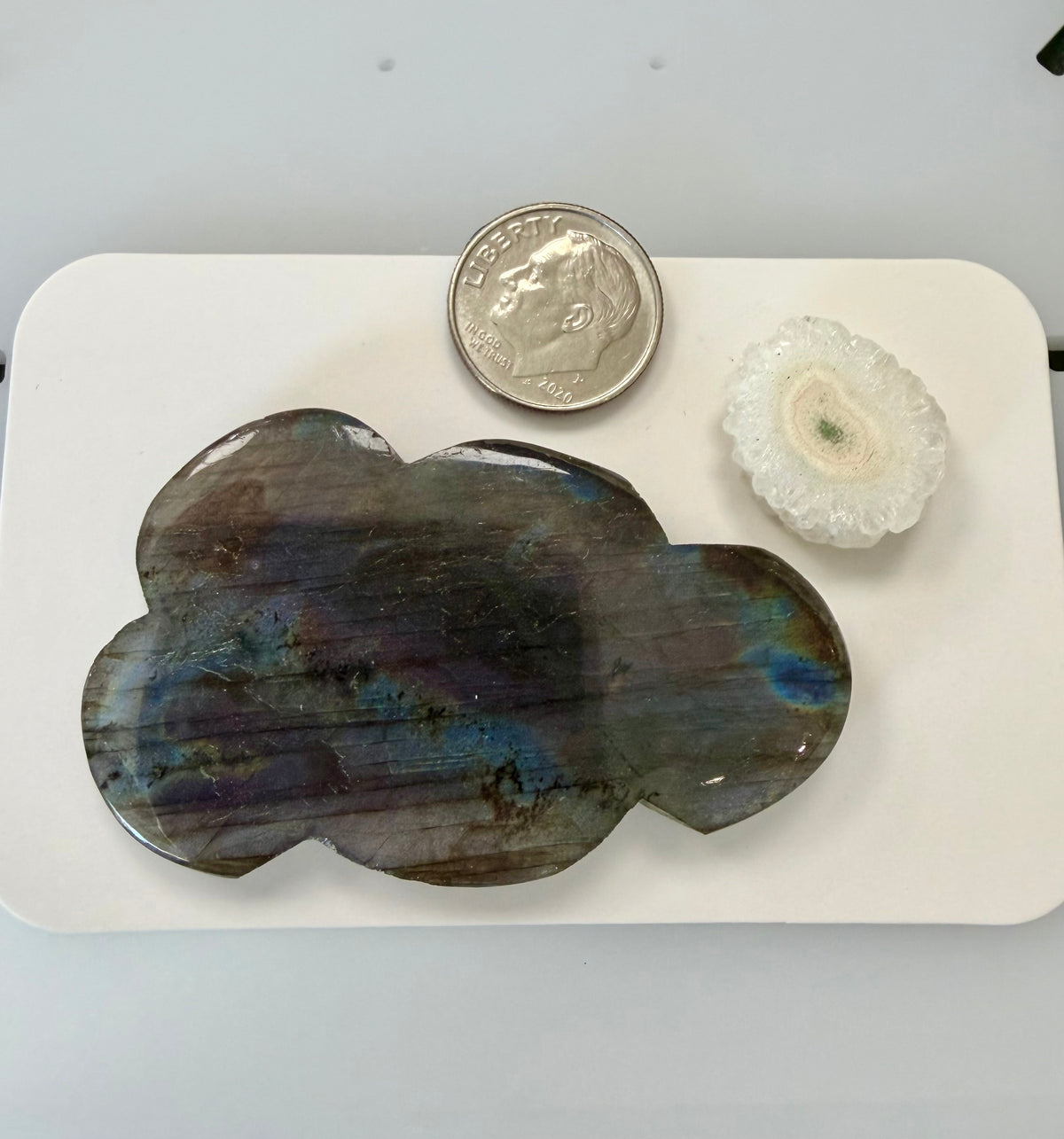 Labradorite and Solar Quartz Scene, 2006