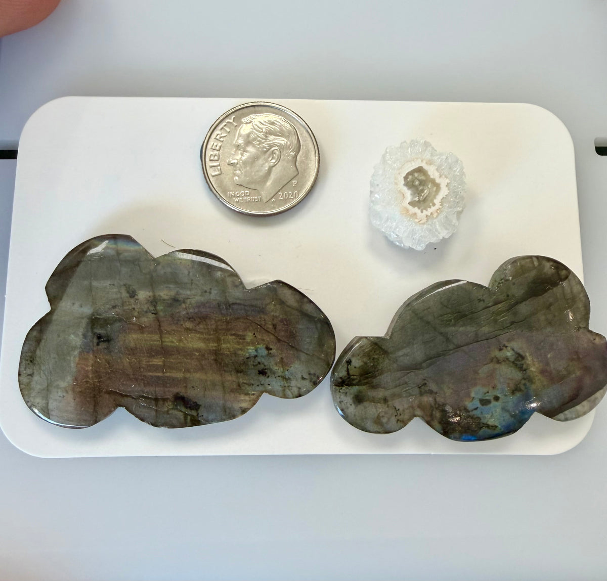 Labradorite and Solar Quartz Scene, 2003