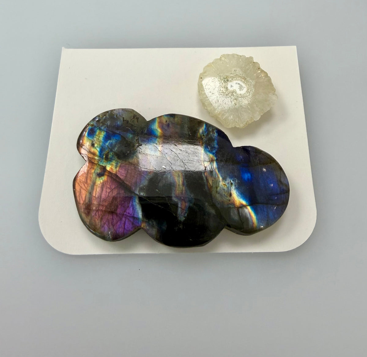 Labradorite and Solar Quartz Scene, 1009