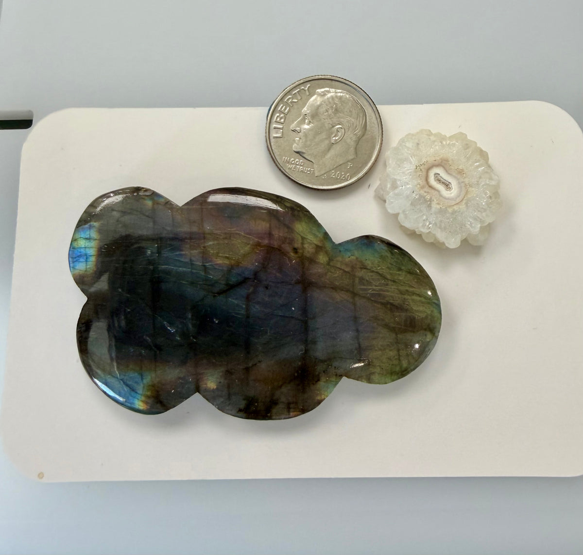 Labradorite and Solar Quartz Scene, 2007