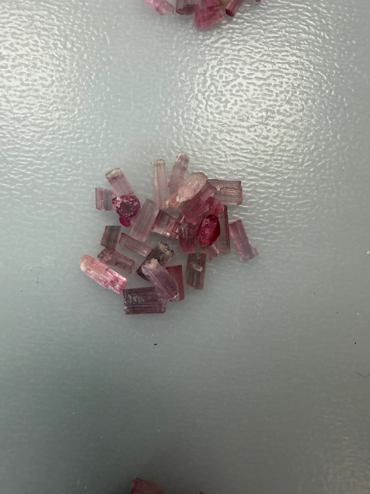 Pink Tourmaline Crystals; Natural Untreated Afghanistan Tourmaline; 25.000ctw packs