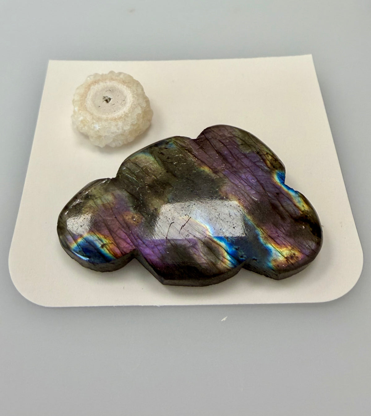 Labradorite and Solar Quartz Scene, 1007