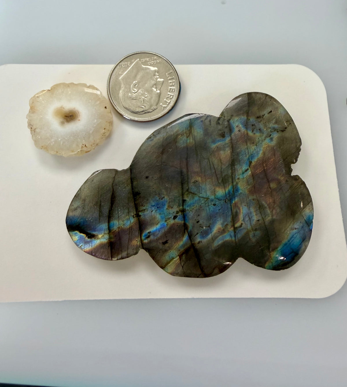 Labradorite and Solar Quartz Scene, 2008