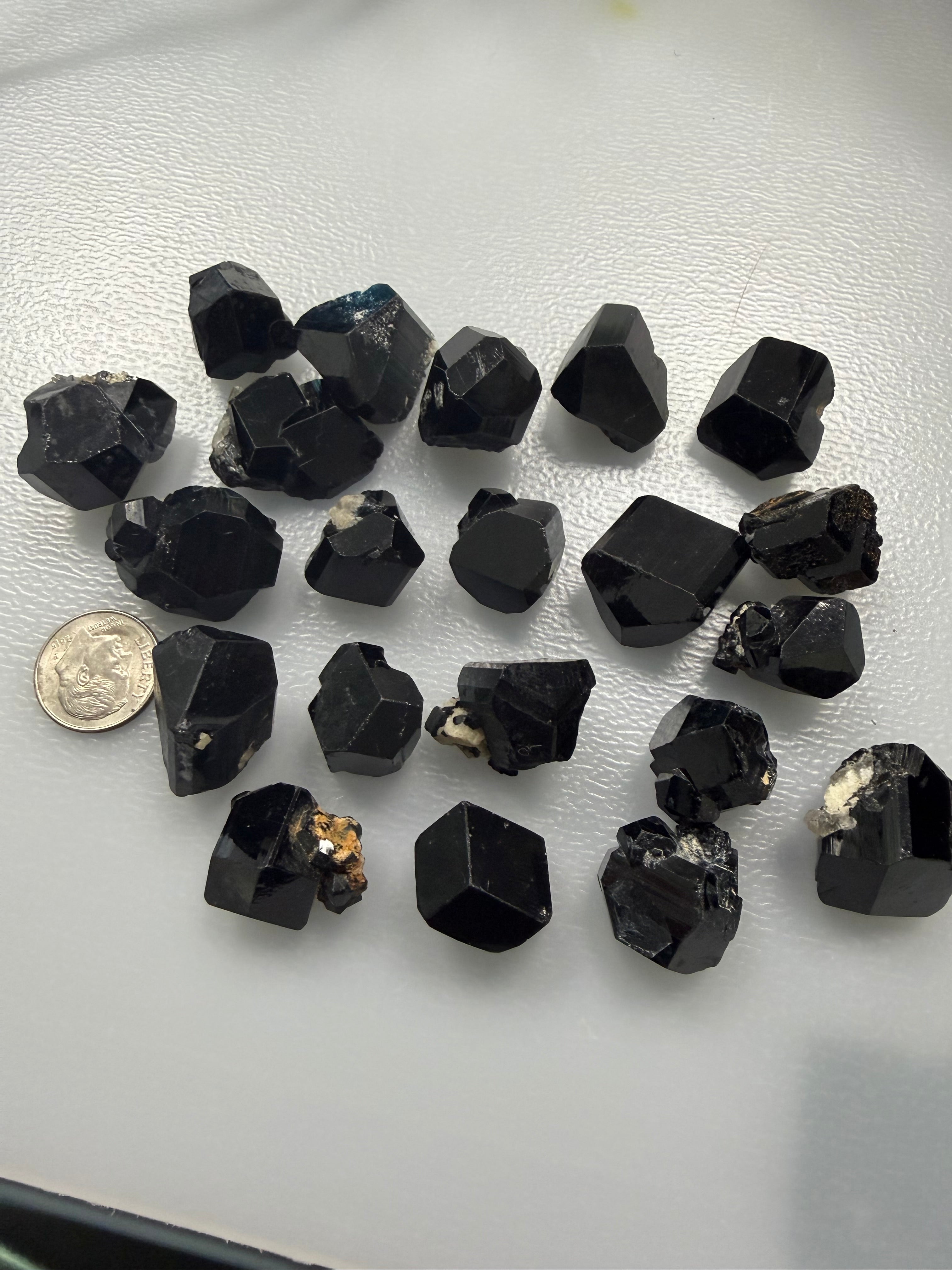 Back Tourmaline Specimen; Namibia Schorl; 5.00-9.99ct