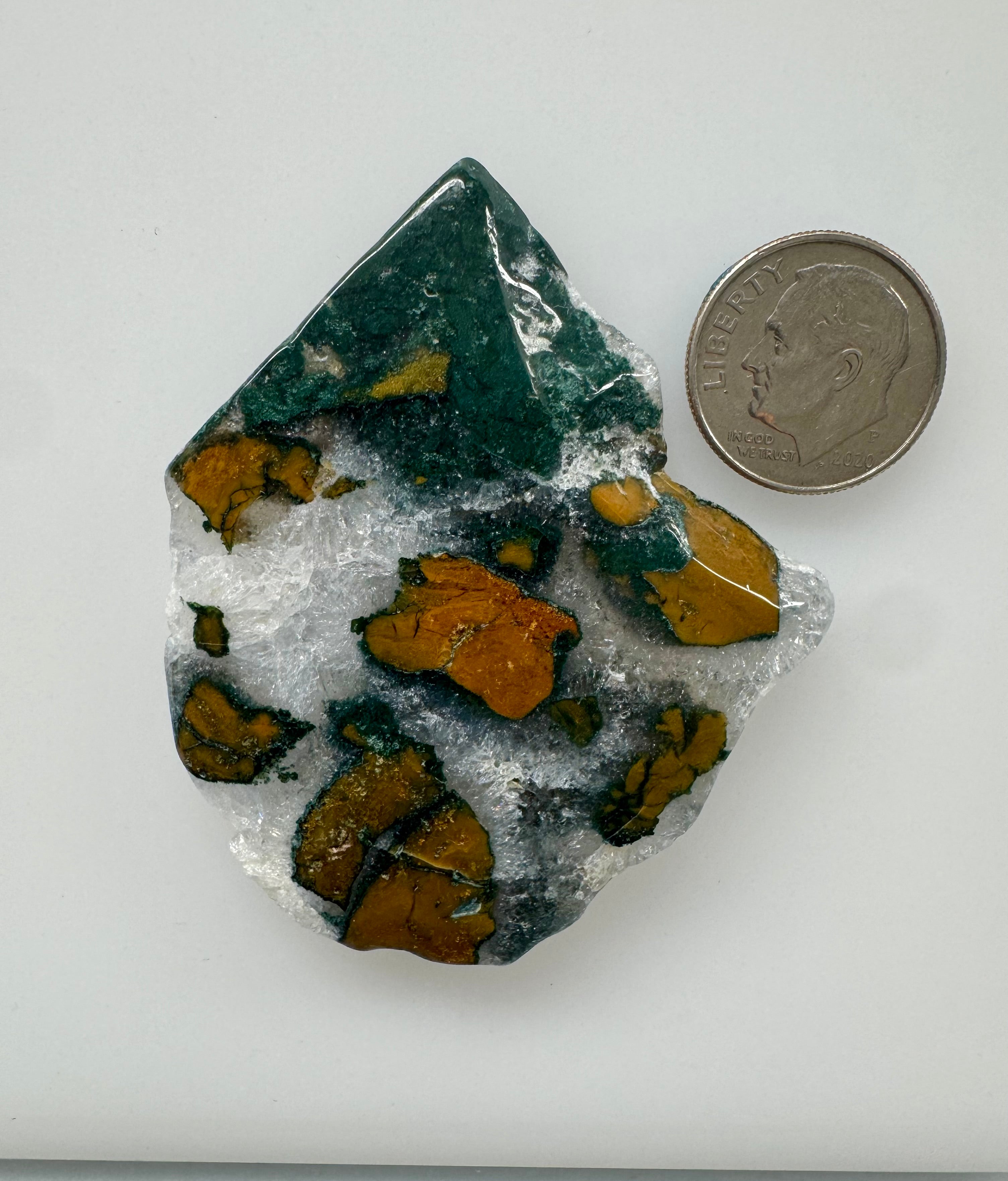 Brecciated Jasper Slab; 107.045cts