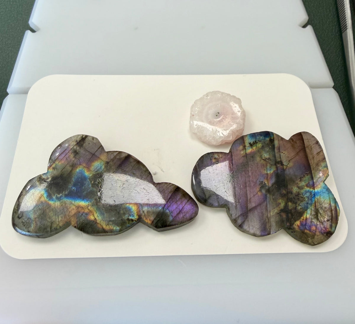 Labradorite and Solar Quartz Scene, 2002