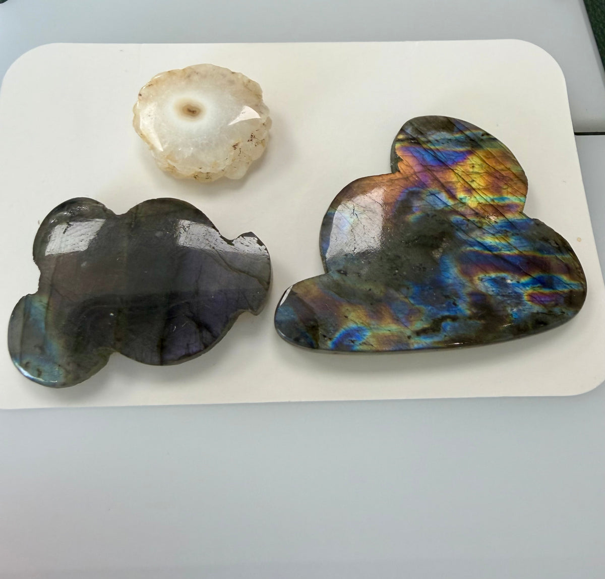Labradorite and Solar Quartz Scene, 2010