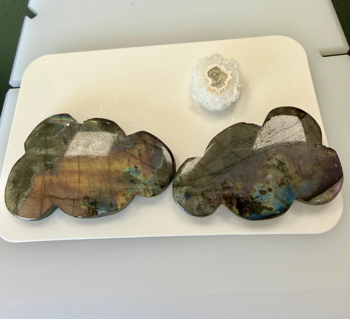 Labradorite and Solar Quartz Scene, 2003