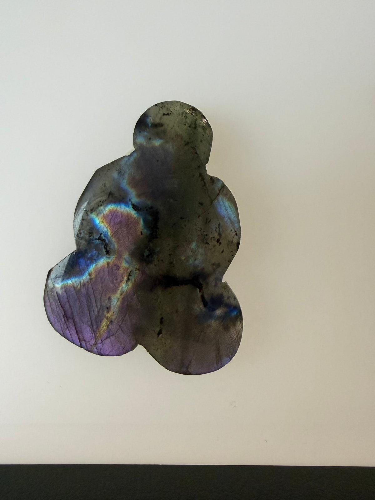 Labradorite Cabochon; Natural Untreated Madagascar Labradorite; 84.260cts