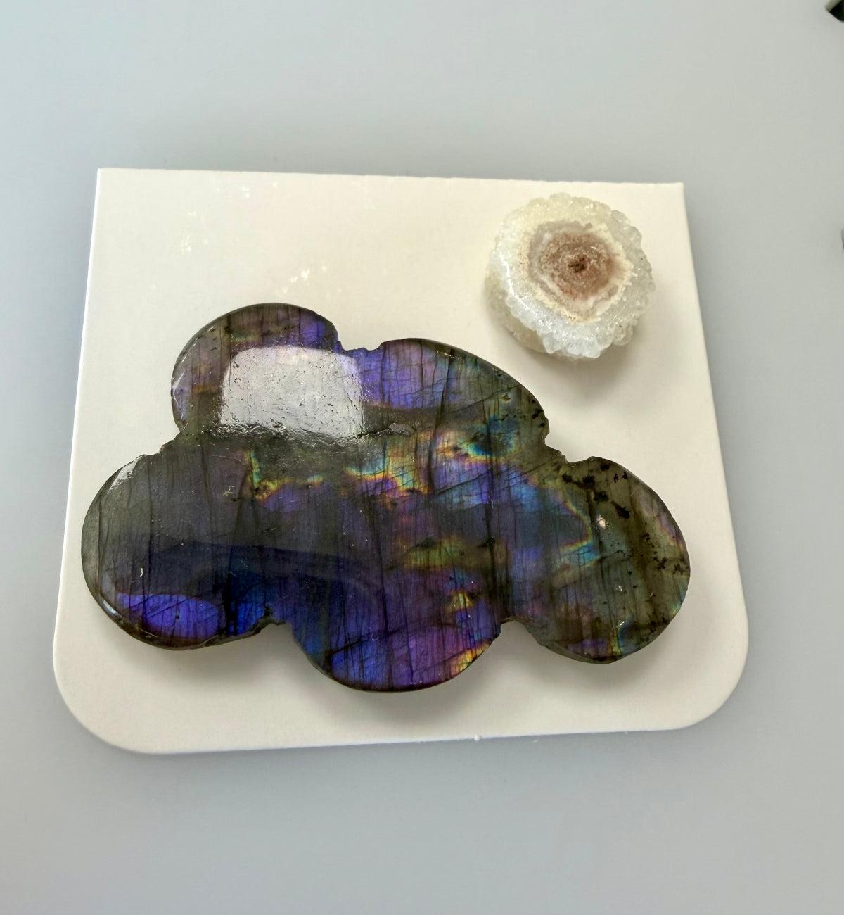 Labradorite and Solar Quartz Scene, 1005