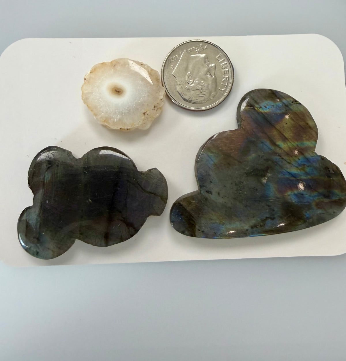 Labradorite and Solar Quartz Scene, 2010