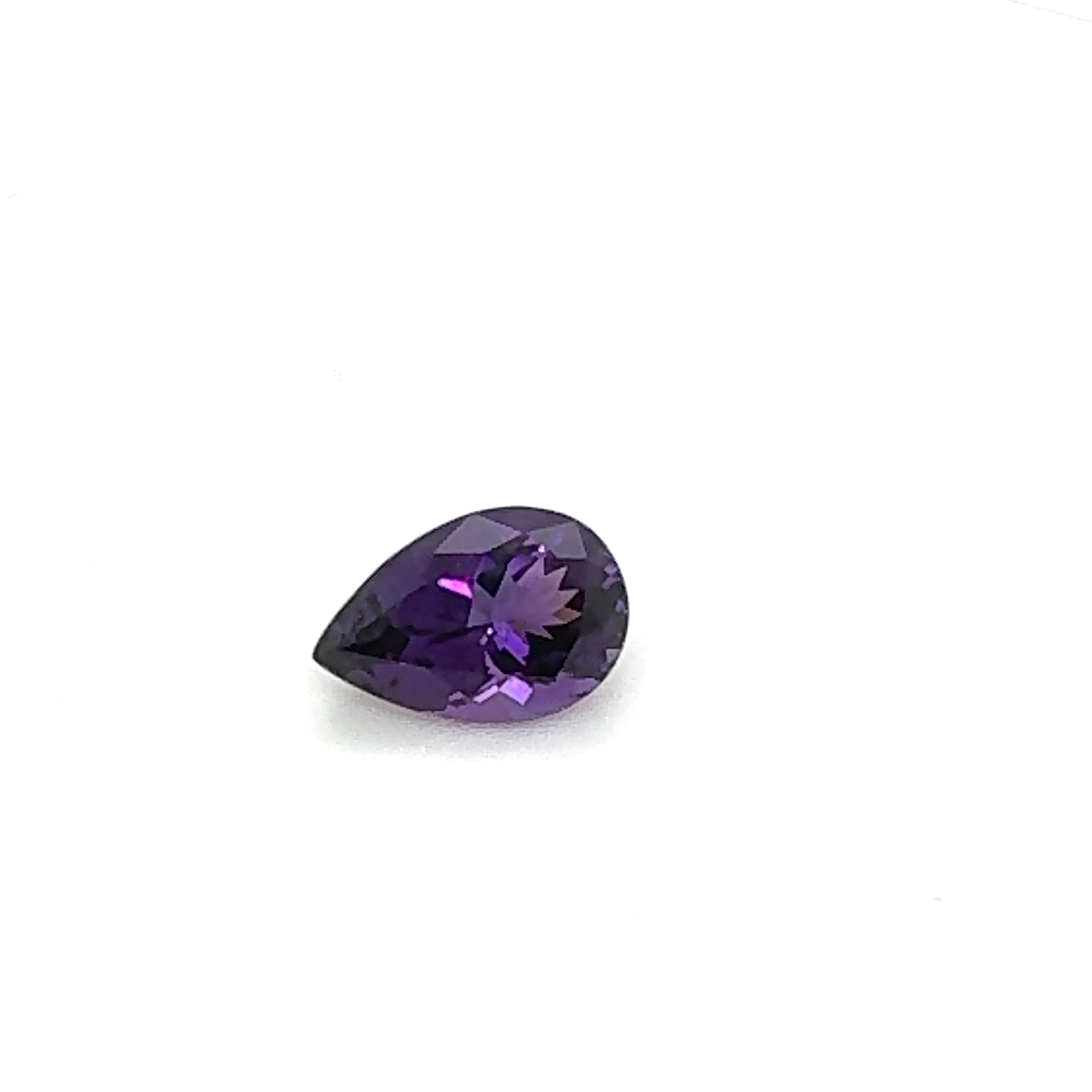 Amethyst Gemstone; Natural Untreated Uruguay Amethyst, 5.310cts - Mark Oliver Gems