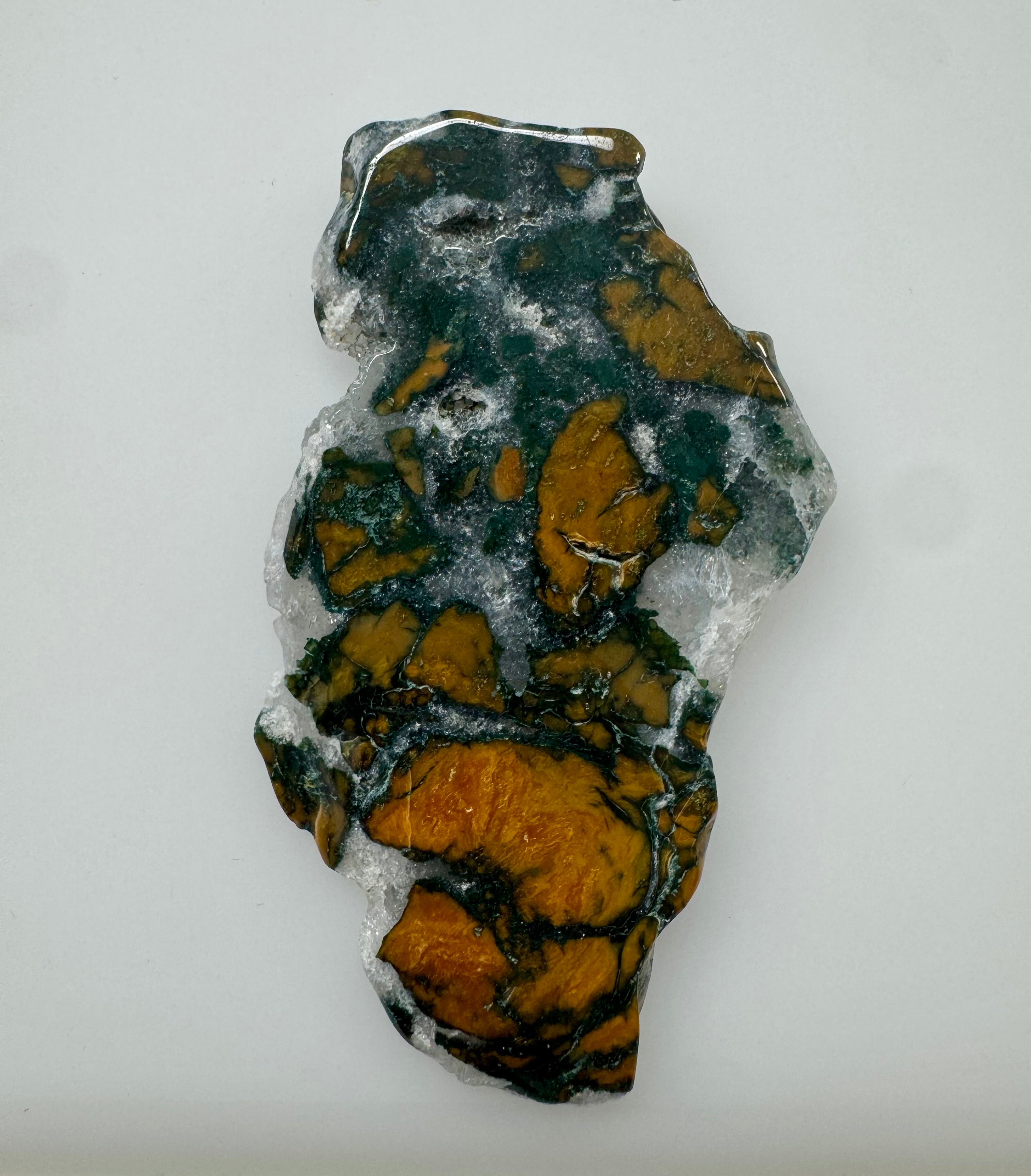 Brecciated Jasper Slab; 126.310cts