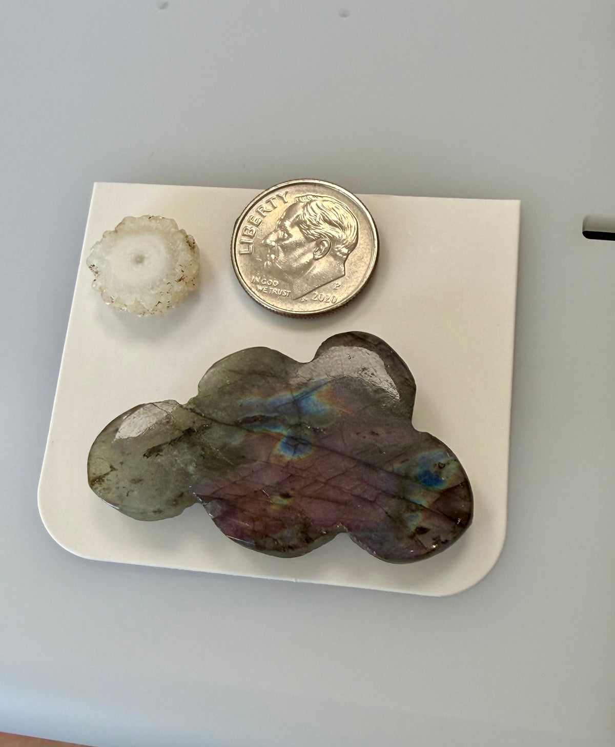 Labradorite and Solar Quartz Scene, 1004