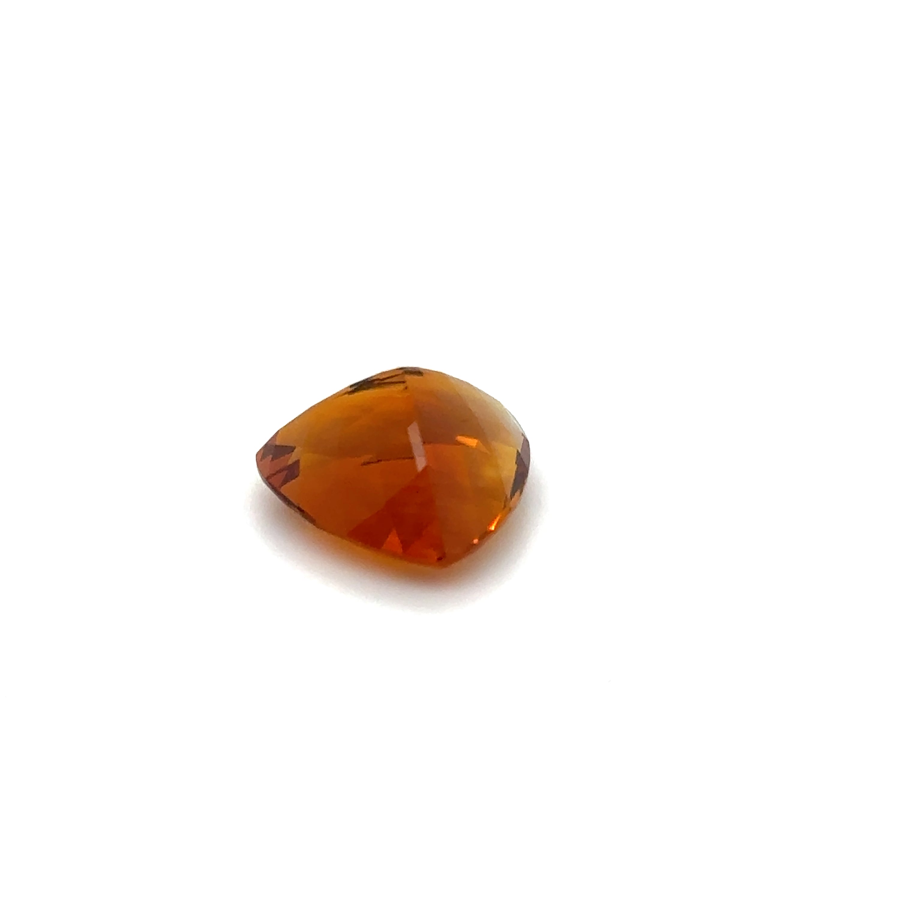 Madeira Citrine Gemstone; Natural Untreated Brazil Citrine, 8.450cts - Mark Oliver Gems