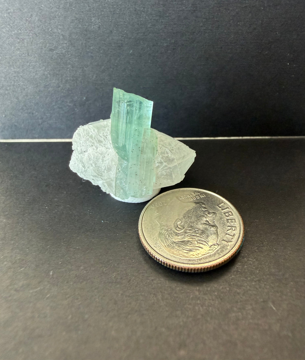Tourmaline Quartz Crystal; Natural Untreated Afghanistan Raw Tourmaline; 30.225cts