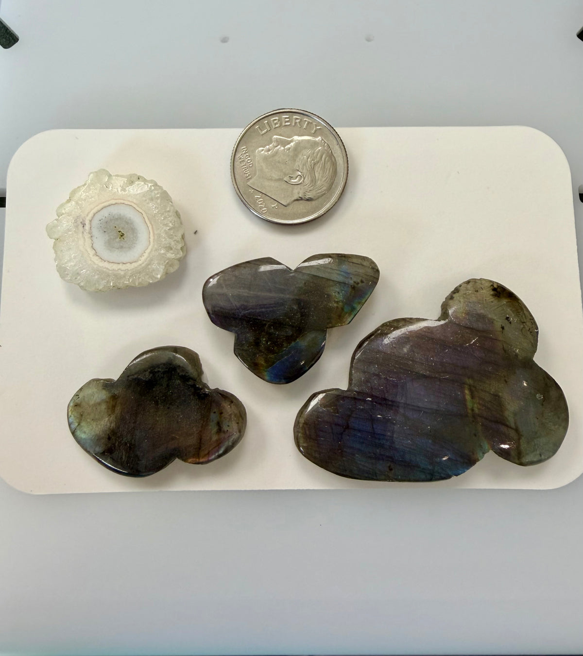 Labradorite and Solar Quartz Scene, 2005