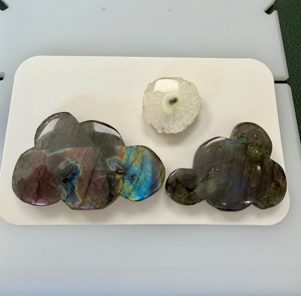 Labradorite and Solar Quartz Scene, 2004