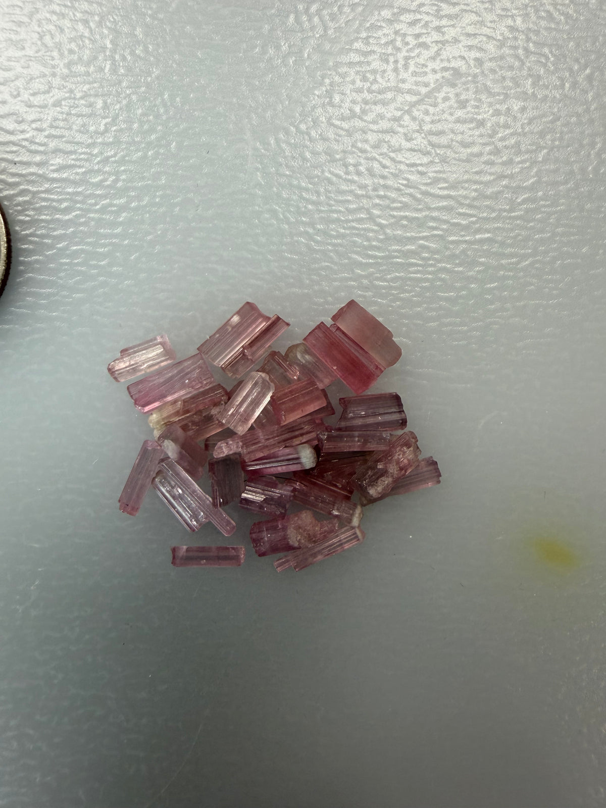 Pink Tourmaline Crystals; Natural Untreated Afghanistan Tourmaline; 25.000ctw packs
