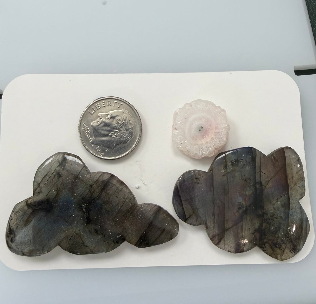 Labradorite and Solar Quartz Scene, 2002