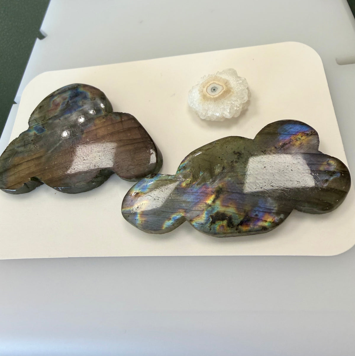 Labradorite and Solar Quartz Scene, 2001
