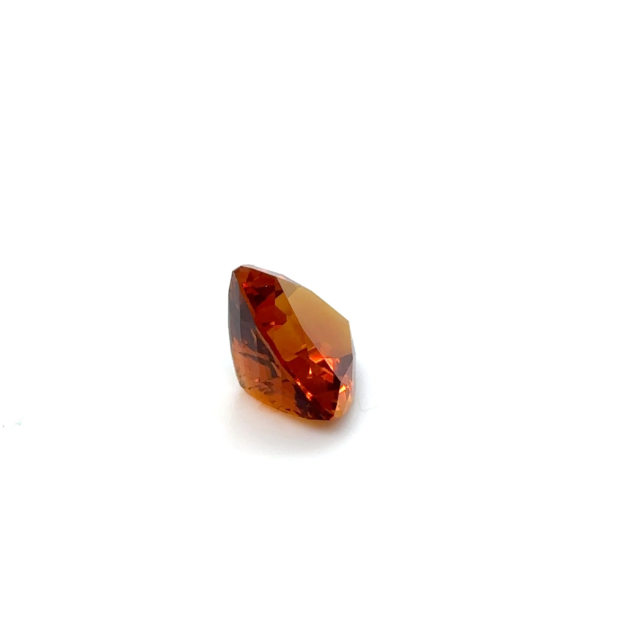 Madeira Citrine Gemstone; Natural Untreated Brazil Citrine, 8.450cts - Mark Oliver Gems