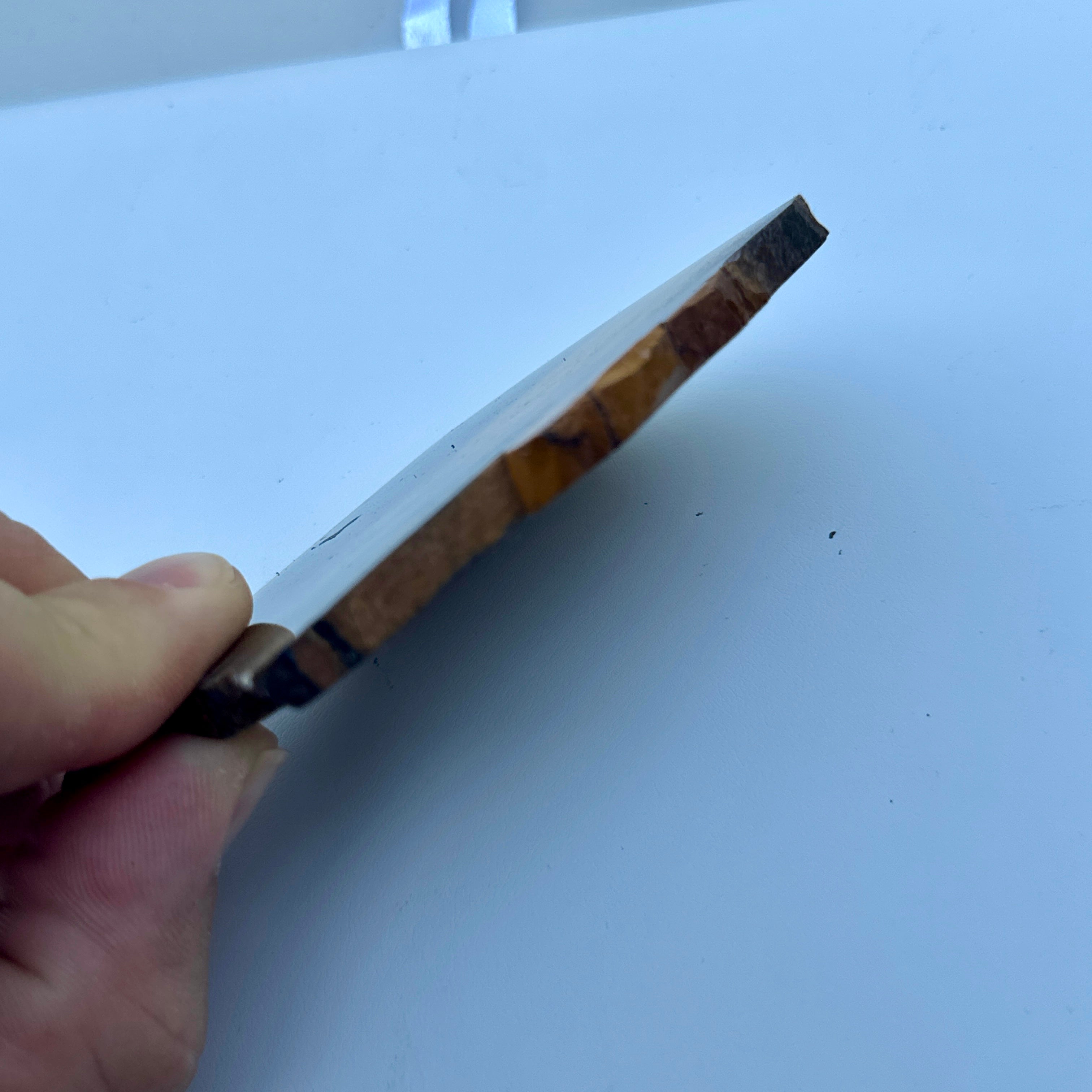 Polished Tiger Eye Slab from South Africa; 65.52 grams