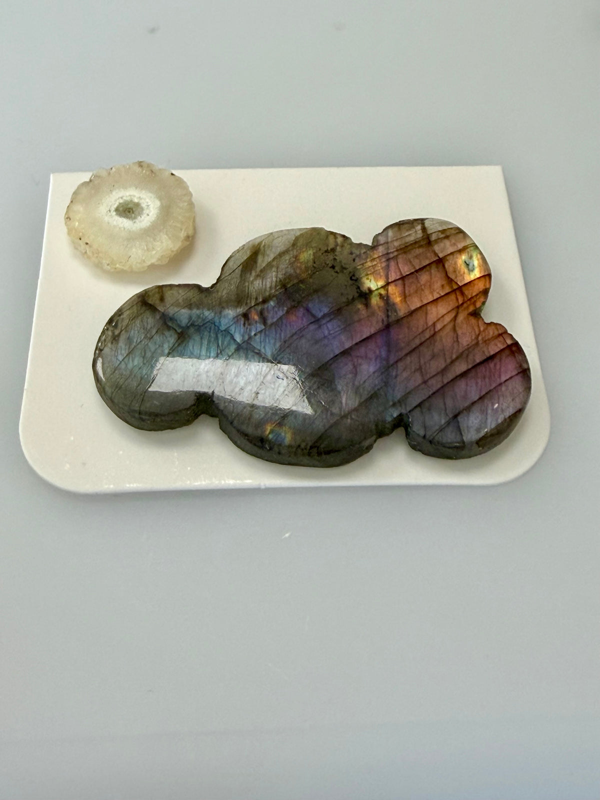 Labradorite and Solar Quartz Scene, 1008