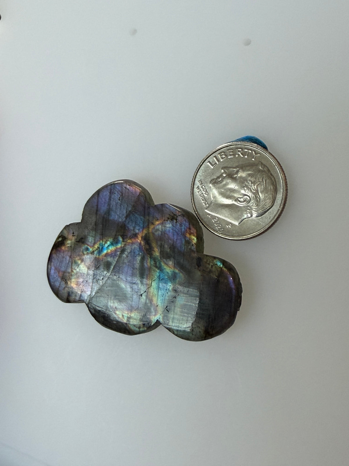 Labradorite Cabochon; Natural Untreated Madagascar Labradorite; 50.920cts - Mark Oliver Gems