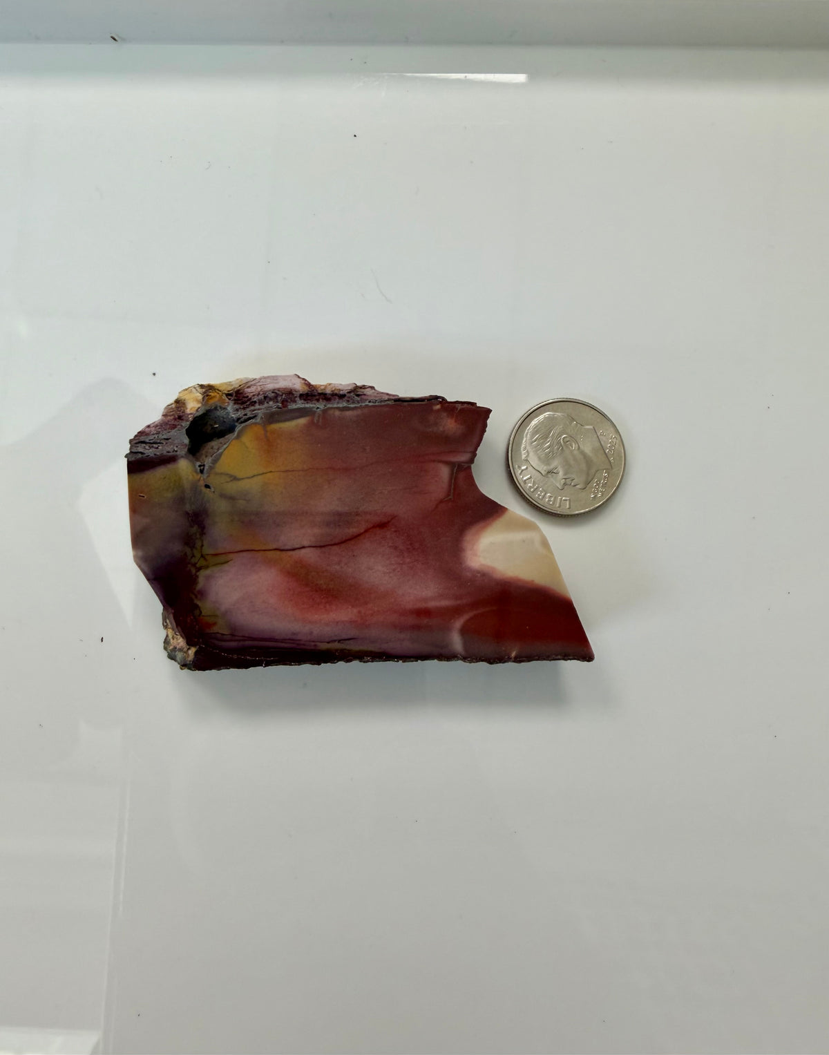 Mookaite Jasper Slice from Australia; 44.71 grams