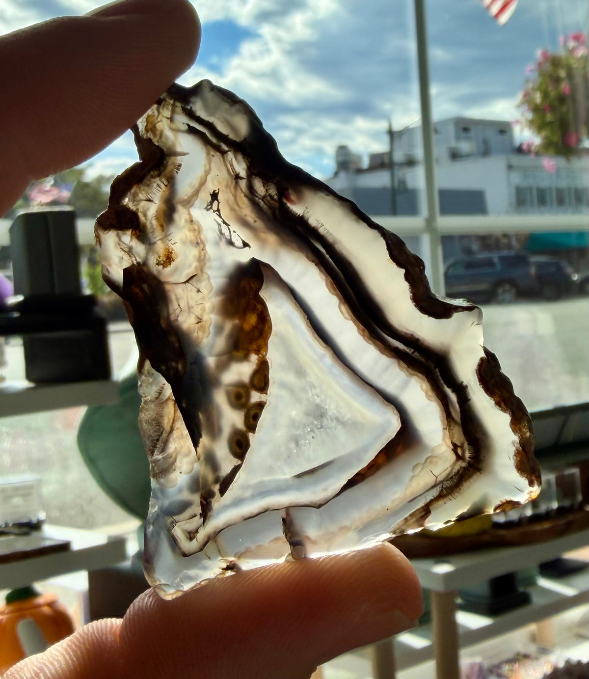 Turkish Agate Slice; 22.89 grams)