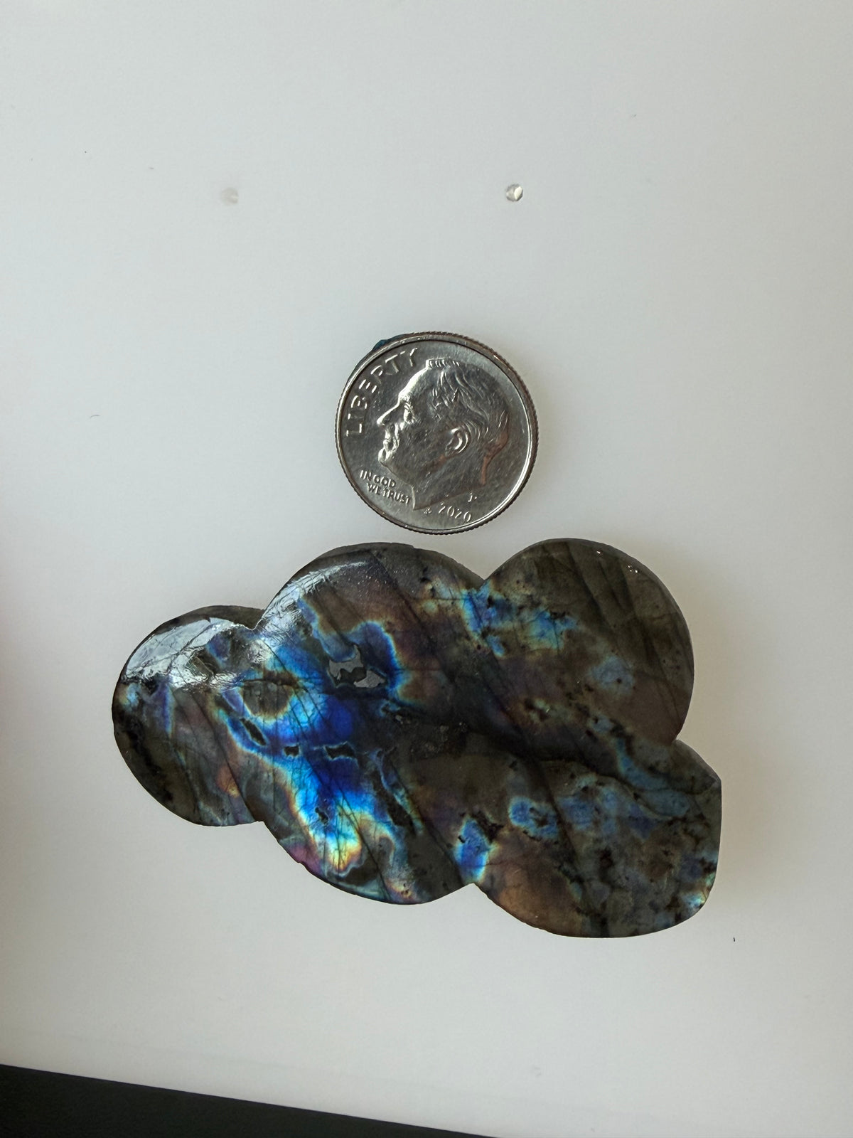 Labradorite Cabochon; Natural Untreated Madagascar Labradorite; 100.245cts