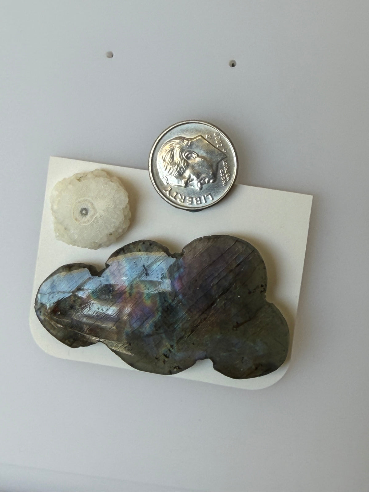 Labradorite and Solar Quartz Scene, 1002