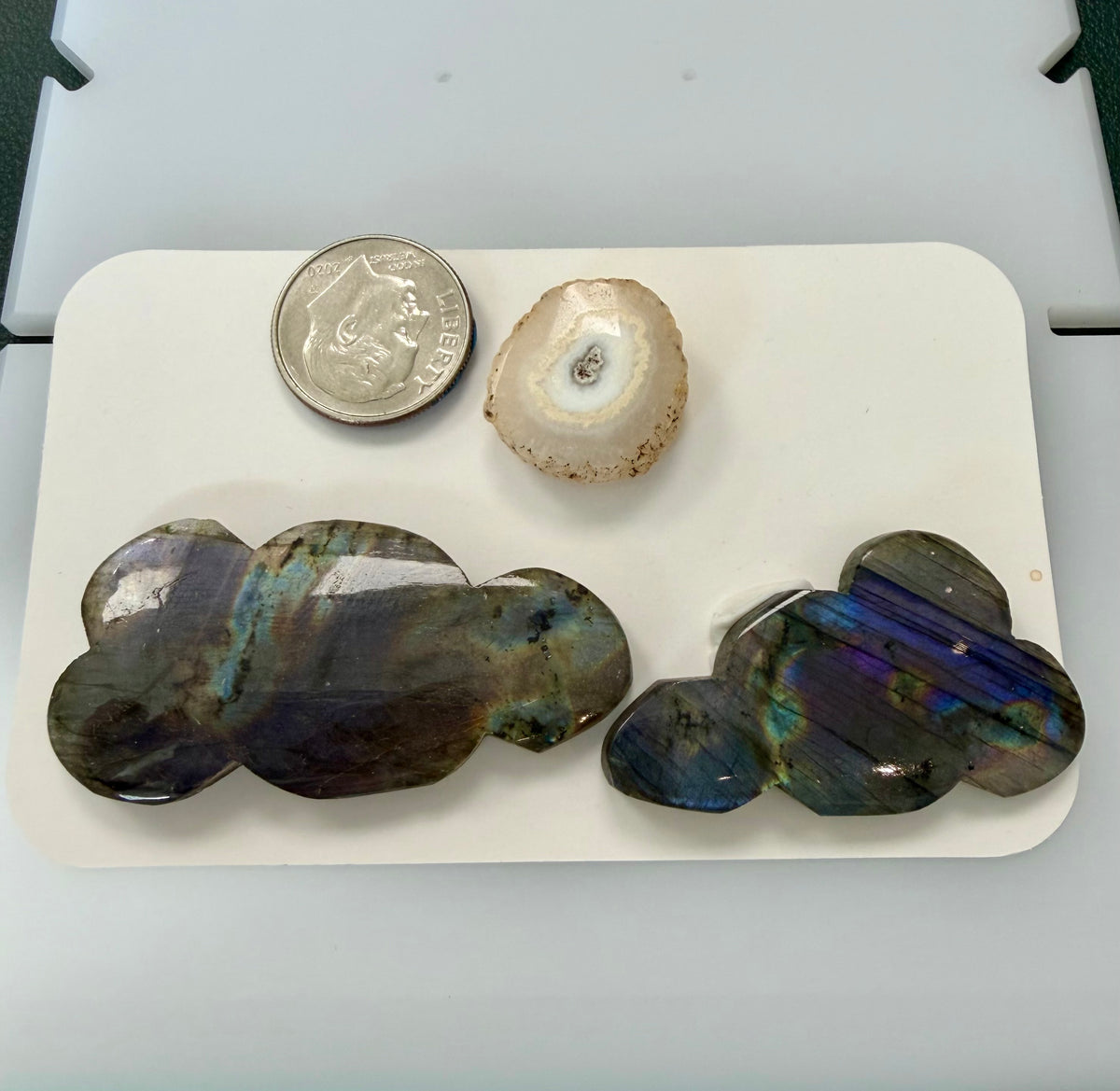 Labradorite and Solar Quartz Scene, 2013
