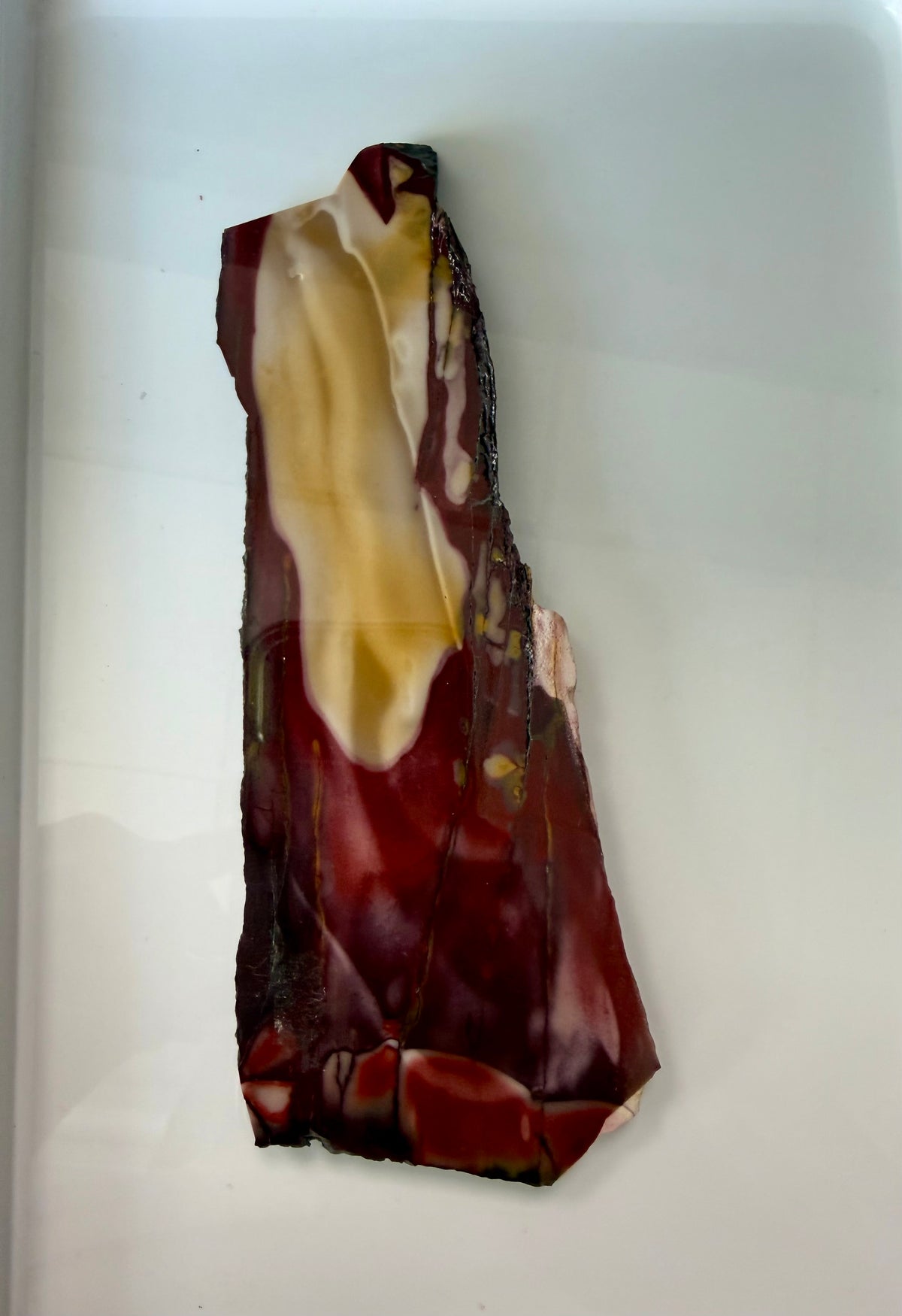 Mookaite Jasper Slab from Australia; 199.29 grams