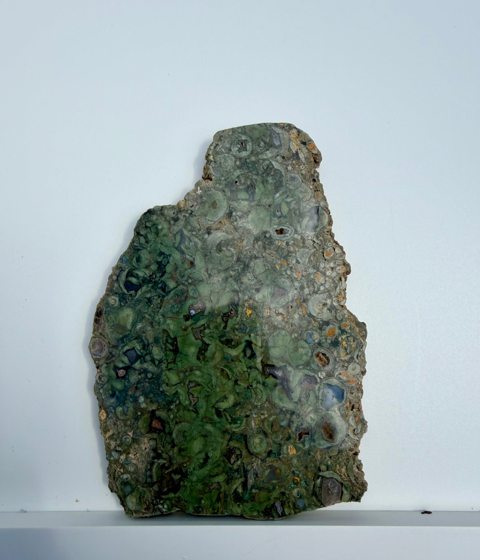 Rainforest Jasper Slab from Australia; 431.01 grams