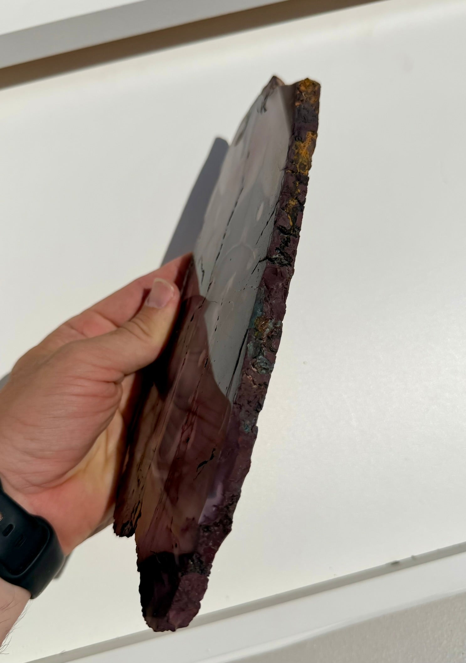 Mookaite Jasper Slab from Australia; 568.45 grams