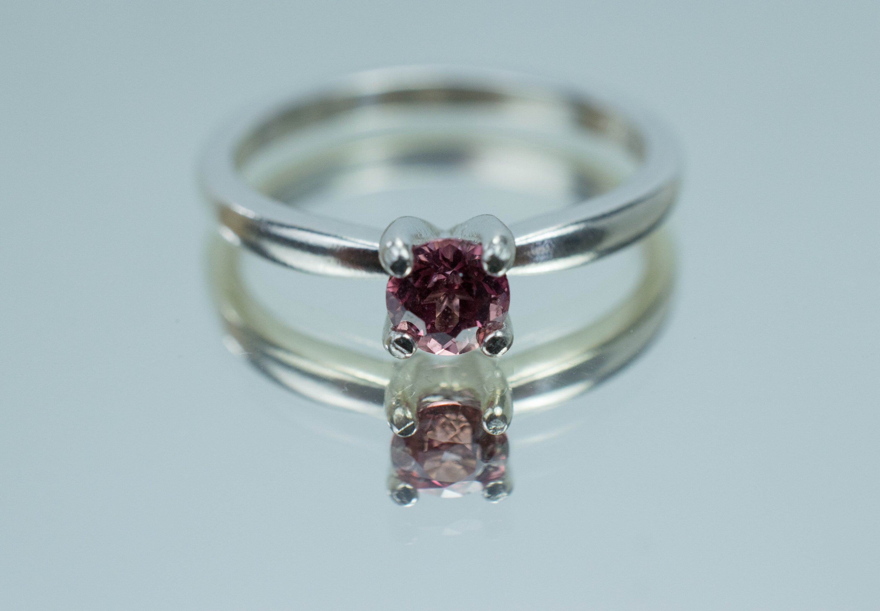 Pink Sapphire Ring, Genuine Untreated Madagascar Sapphire - Mark Oliver Gems