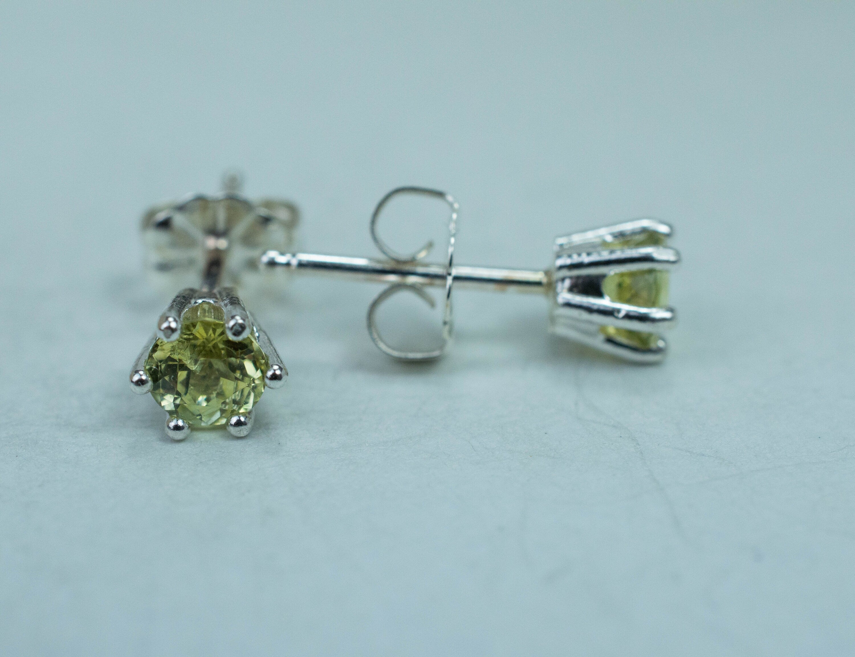 Yellow Sapphire Earrings; Genuine Untreated Madagascar Sapphire; 0.840cts - Mark Oliver Gems