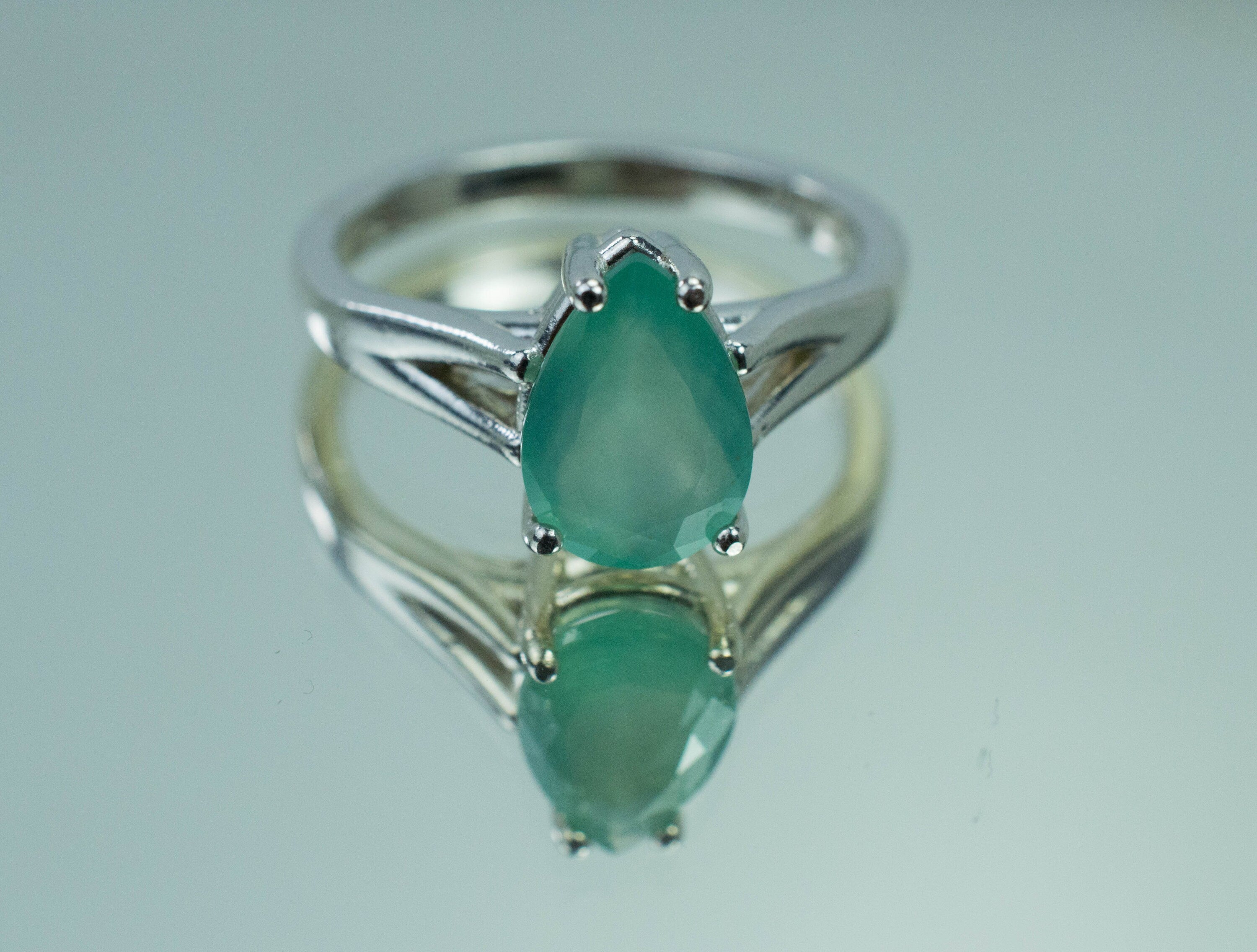 Aquaprase Ring, Natural Untreated African Aquaprase™; 1.340cts - Mark Oliver Gems