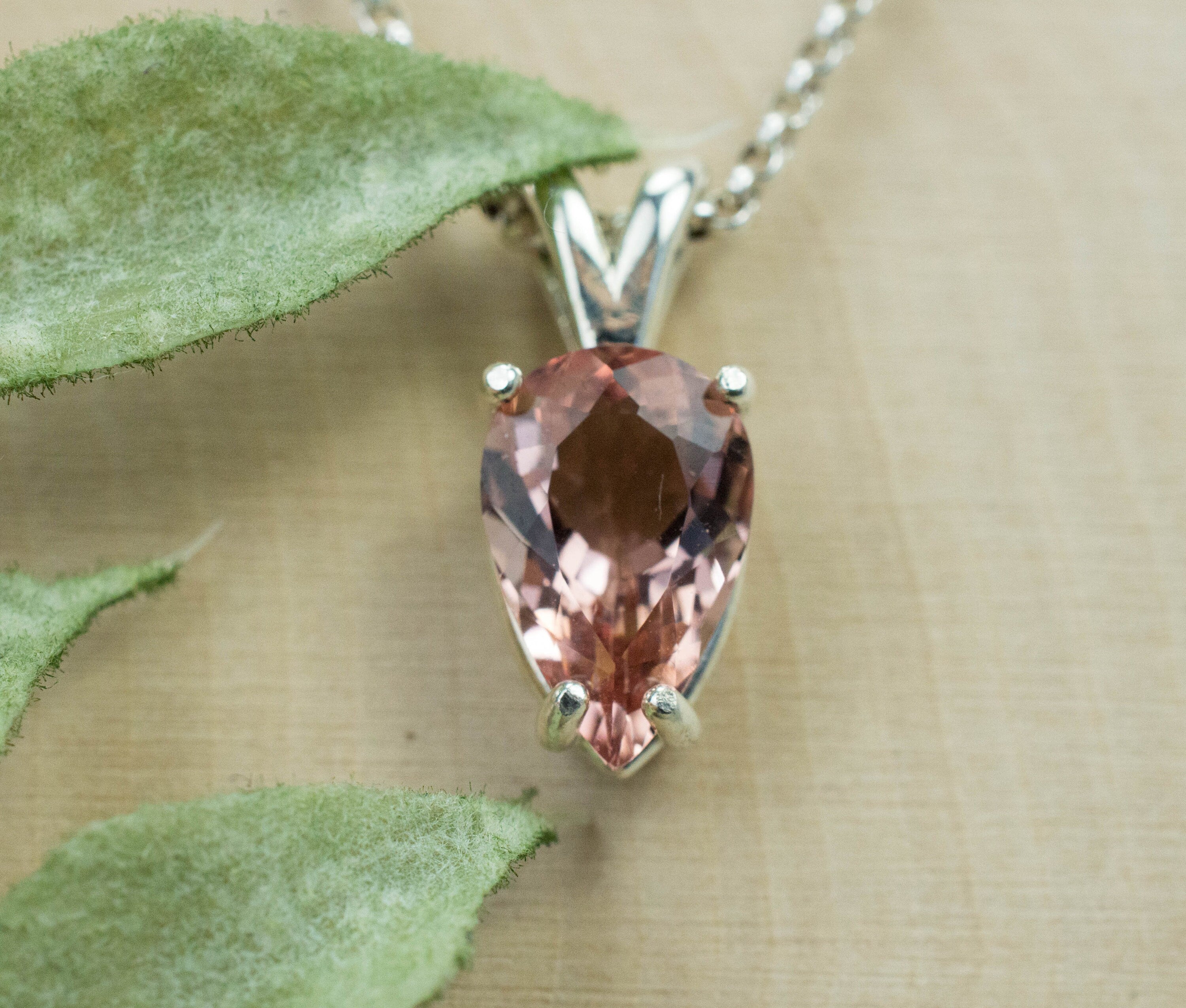 Morganite Pendant; Genuine Untreated Nigeria Morganite; 2.360cts - Mark Oliver Gems