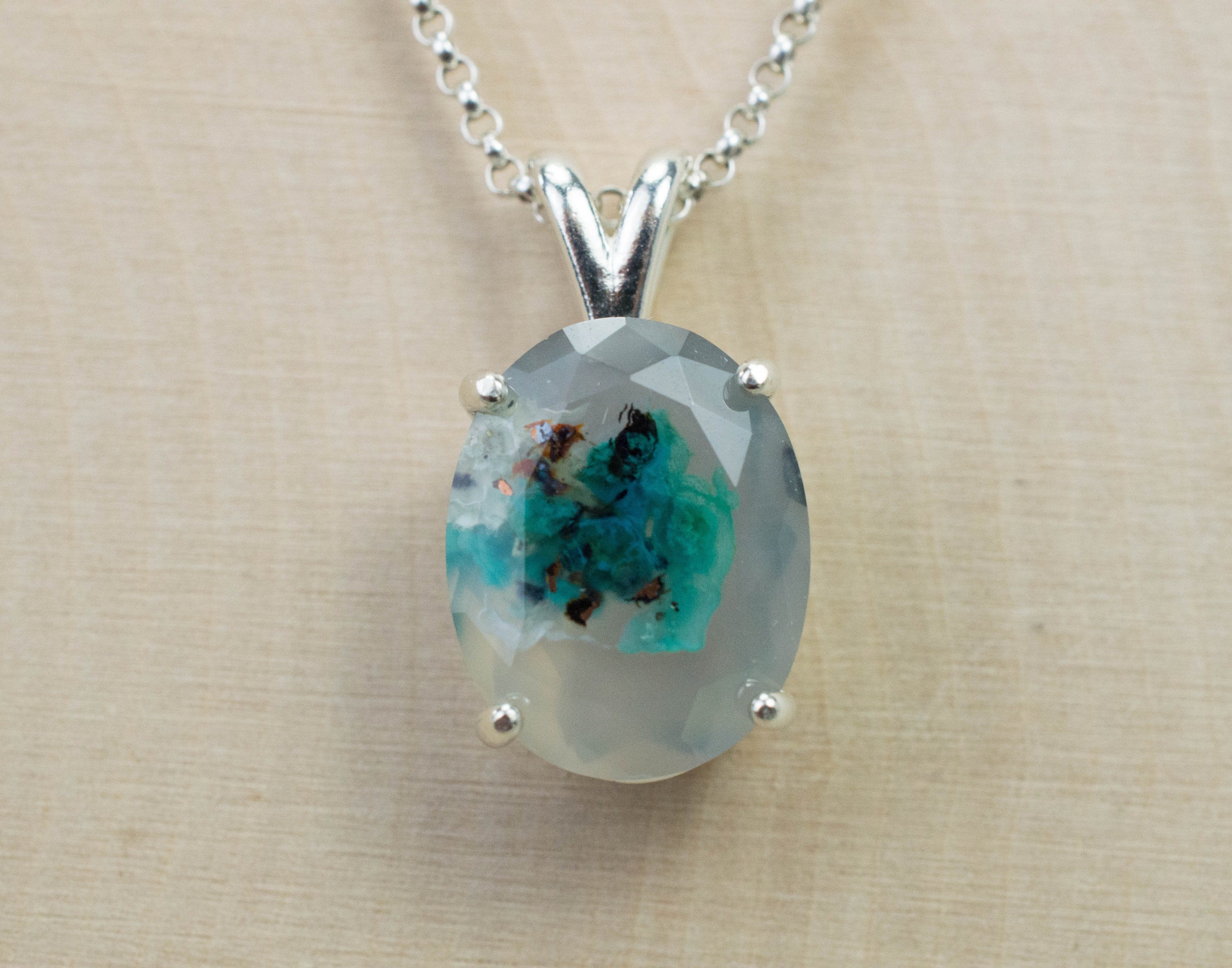 Aquadite Pendant; Genuine Untreated Indonesia Aquadite™; 6.890cts - Mark Oliver Gems