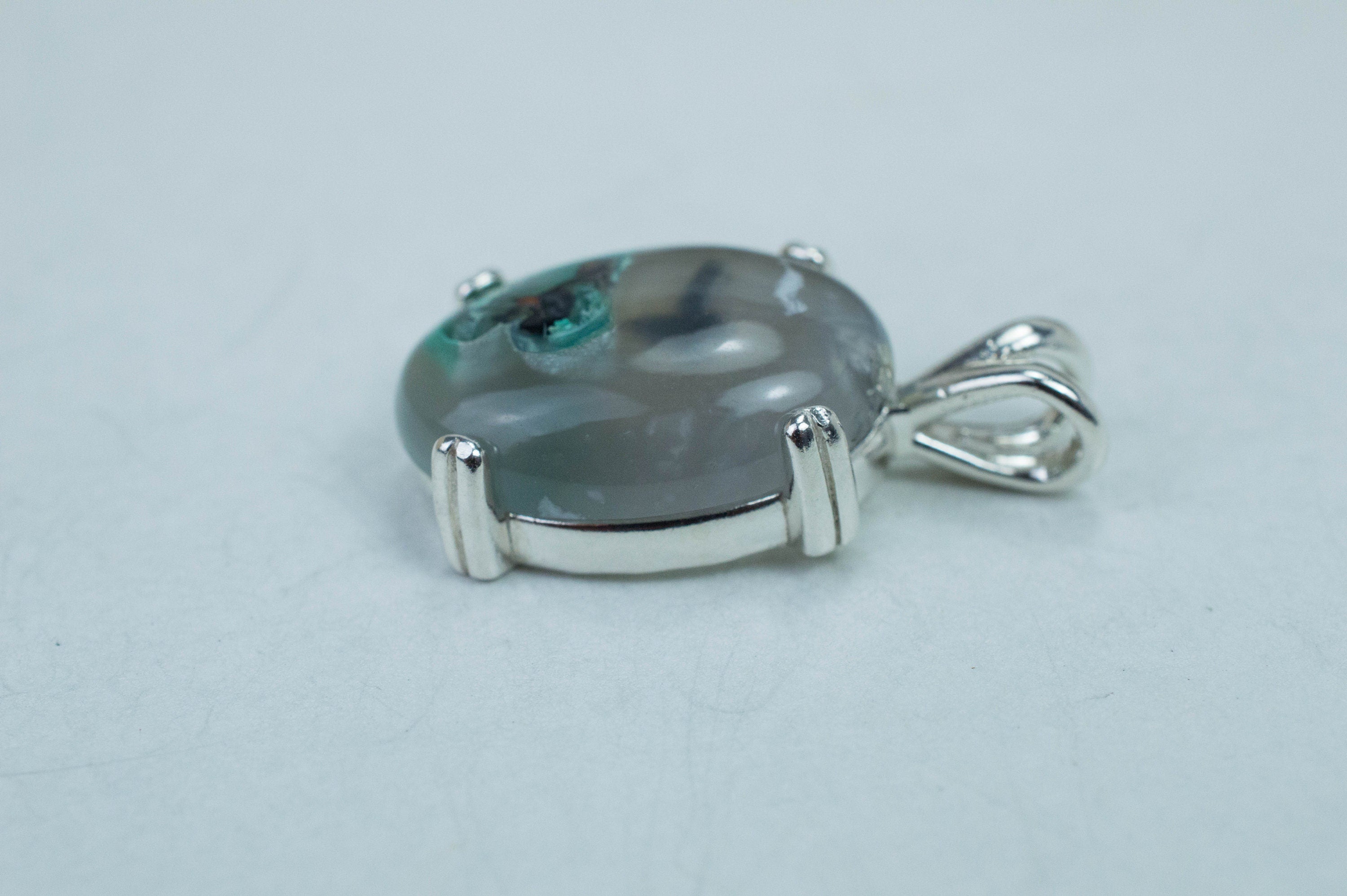 Aquadite Pendant; Genuine Untreated Indonesia Aquadite™; 9.565cts - Mark Oliver Gems