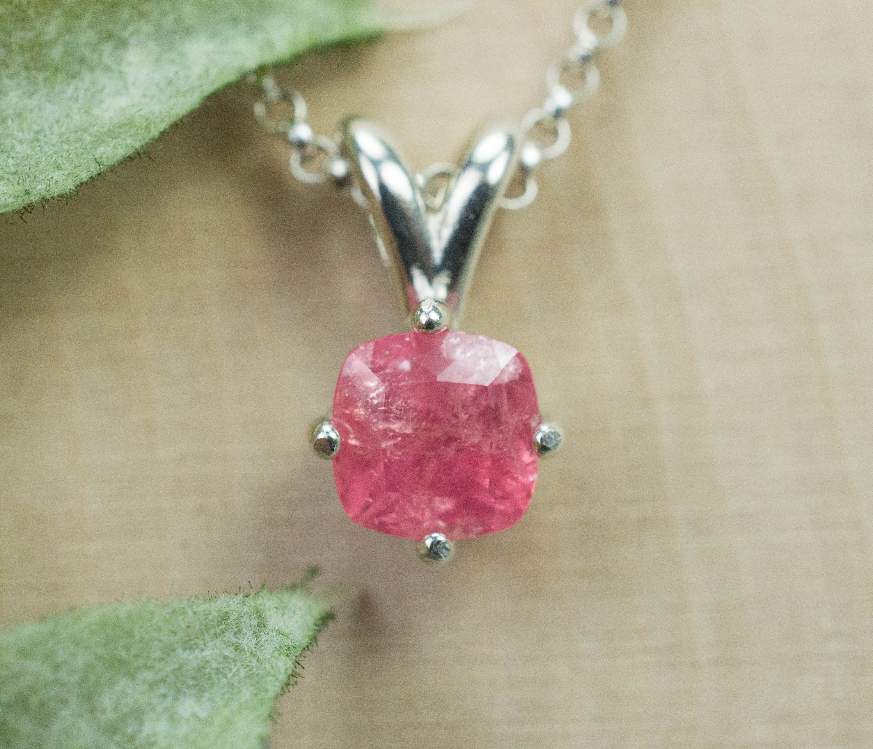 Rhodochrosite Pendant; Genuine Untreated USA Sweet Home Rhodochrosite; 1.140cts - Mark Oliver Gems